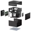 Case per PC Jonsbo N2 Cube nero