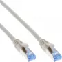 Cavo patch InLine S/FTP PiMF Cat.6A halogen-free 500MHz grigio 15m