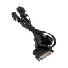 Kolink PGW-AC-KOL-113 cavo splitter PWM 1-4 per ventole, 35 cm, intrecciato, nero