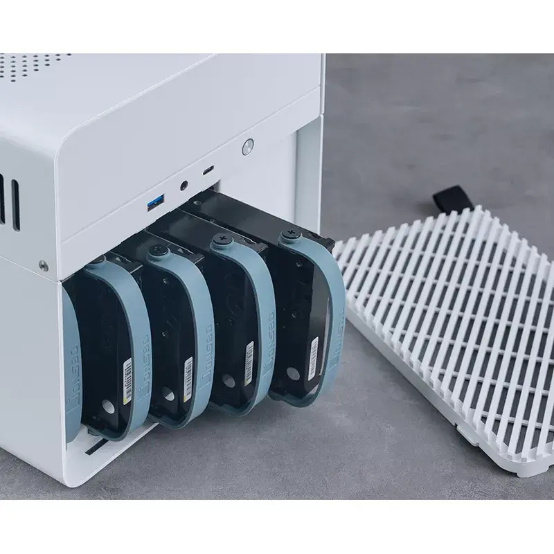 Jonsbo N2 case NAS Mini-ITX, cubo, alluminio/acciaio, bianco