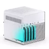 Jonsbo N2 case NAS Mini-ITX, cubo, alluminio/acciaio, bianco
