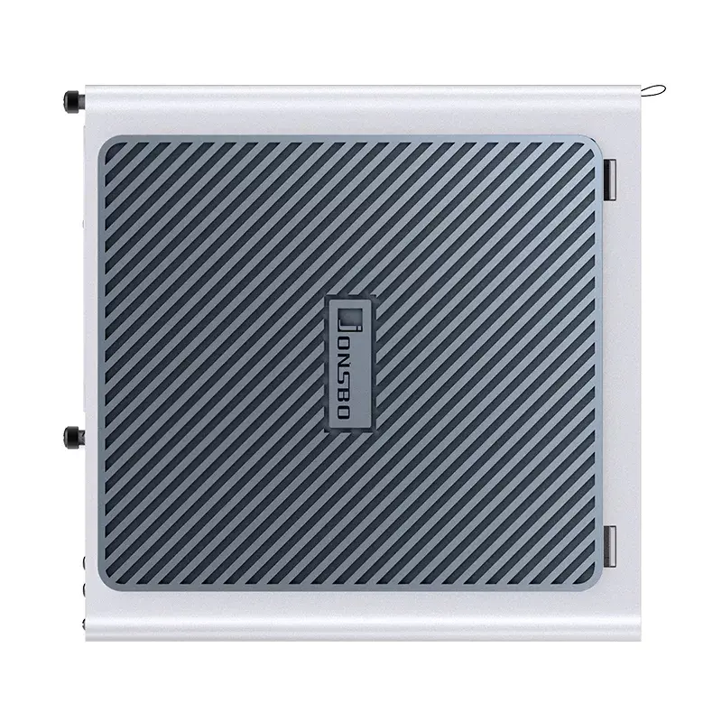 Jonsbo N2 case NAS Mini-ITX, cubo, alluminio/acciaio, bianco