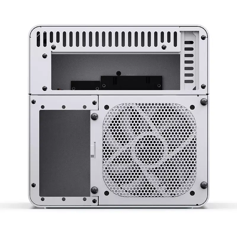 Jonsbo N2 case NAS Mini-ITX, cubo, alluminio/acciaio, bianco
