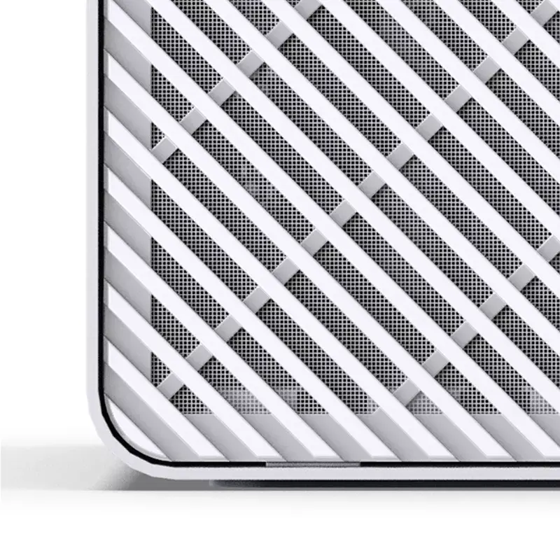 Jonsbo N2 case NAS Mini-ITX, cubo, alluminio/acciaio, bianco