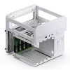 Jonsbo N2 case NAS Mini-ITX, cubo, alluminio/acciaio, bianco