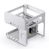 Jonsbo N2 case NAS Mini-ITX, cubo, alluminio/acciaio, bianco