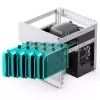 Jonsbo N2 case NAS Mini-ITX, cubo, alluminio/acciaio, bianco