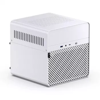 Case PC Jonsbo N2 Cube White SFX ventola 120mm 2.5 3.5 HDD