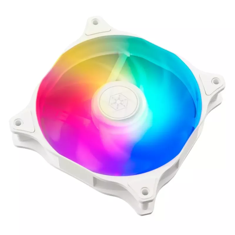SilverStone SST-PF360W-ARGB-V2 Permafrost PF360-ARGB V2 dissipatore a liquido AIO, 360 mm, con controller RGB, bianco