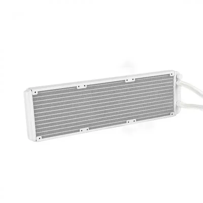 SilverStone SST-PF360W-ARGB-V2 Permafrost PF360-ARGB V2 dissipatore a liquido AIO, 360 mm, con controller RGB, bianco
