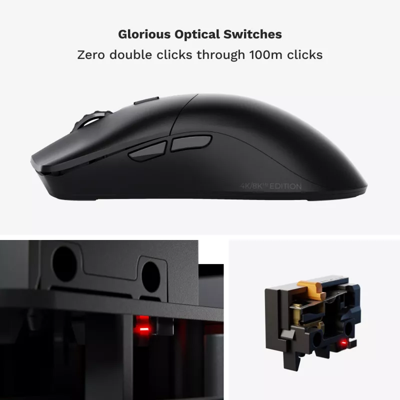 Glorious Gaming Glorious Model O 2 PRO Wireless - 1K Polling - nero