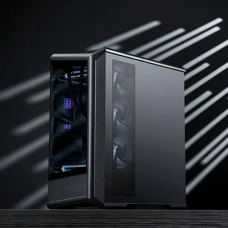 Case PC Jonsbo D400 midi tower ATX vetro temperato – nero