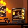 Case PC Jonsbo D400 midi tower ATX vetro temperato – nero