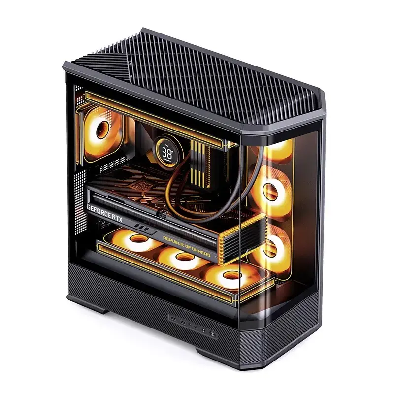 Case PC Jonsbo D400 midi tower ATX vetro temperato – nero