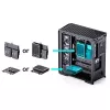 Case PC Jonsbo D400 midi tower ATX vetro temperato – nero