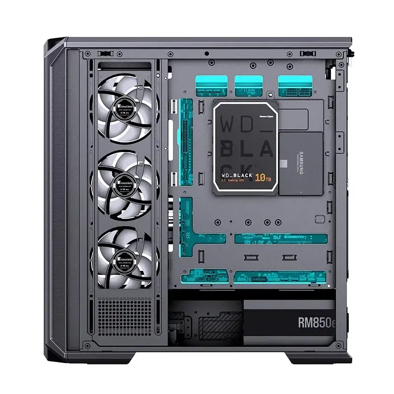 Case PC Jonsbo D400 midi tower ATX vetro temperato – nero