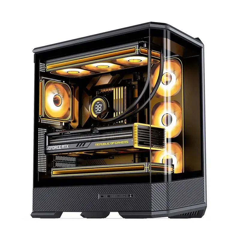 Case PC Jonsbo D400 midi tower ATX vetro temperato – nero