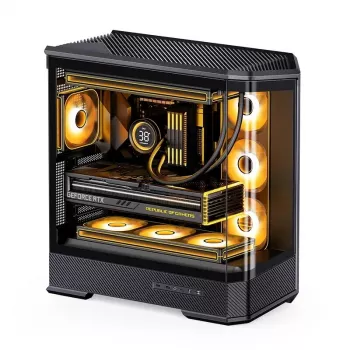 Case PC Jonsbo D400 midi tower ATX vetro temperato – nero