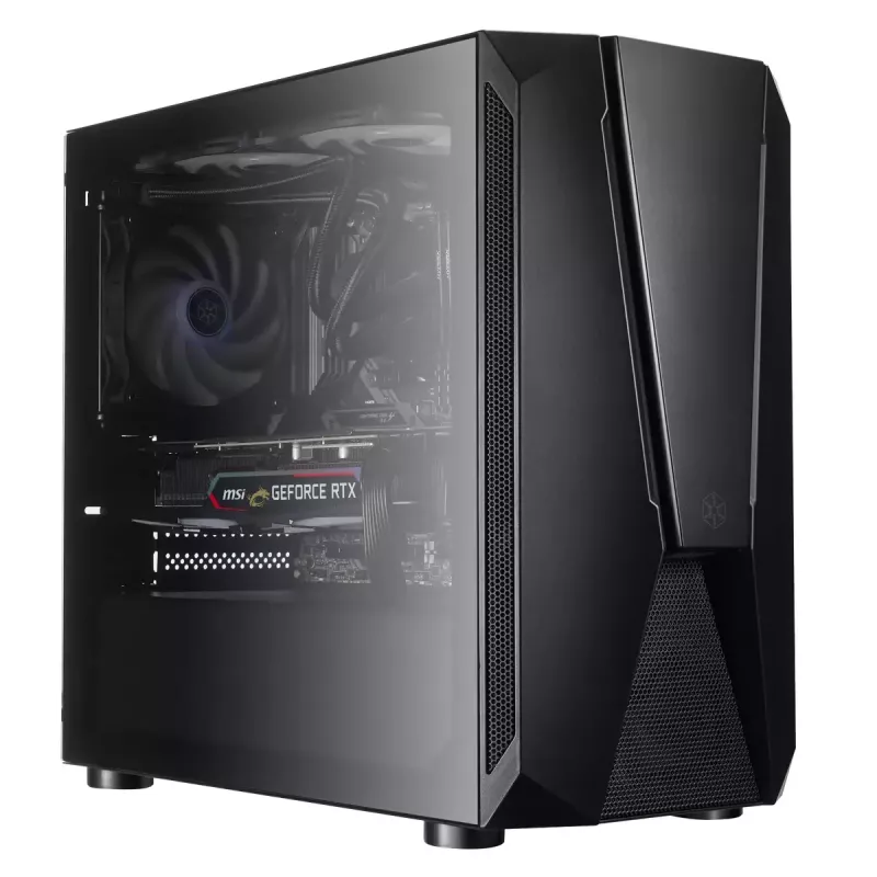 Case PC Silverstone FARA V1M PRO tower nero