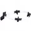 SilverStone SST-PP07-BTSW cavo di prolunga alimentazione da Molex a 4 pin a 4x SATA, 0,3 m, bianco