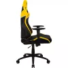 Sedia gaming universale ThunderX3 TC5 Air Tech seduta imbottita nero giallo