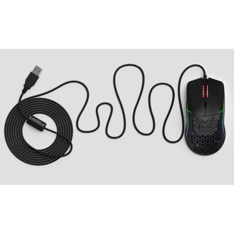 Glorious Gaming Glorious Model O- mouse Regular (nero), per destrorsi, ottico, USB Type-A, 3200 DPI, nero