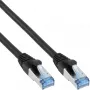 Cavo patch InLine S/FTP PiMF Cat.6A halogen-free 500MHz nero 10m