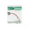 Cavo adattatore alimentazione InLine SATA 4-Pin Molex / 15-Pin SATA con blocco 0,15 m