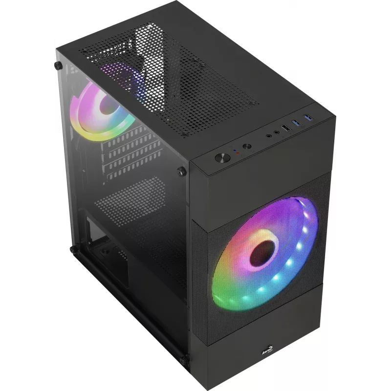 Aerocool Atomic Lite Mini Tower nero