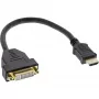Adattatore InLine HDMI-DVI connettore maschio HDMI A / connettore femmina DVI 0,2 m
