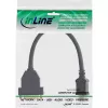 Adattatore InLine HDMI-DVI connettore maschio HDMI A / connettore femmina DVI 0,2 m