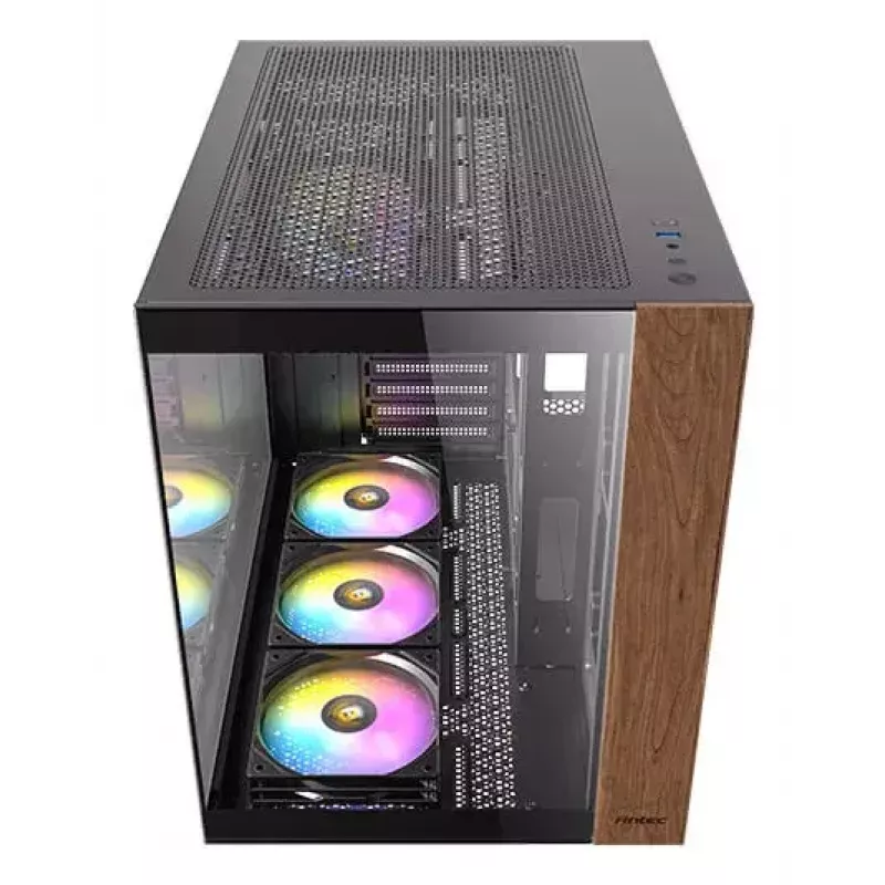 Case per PC Antec CX800 Midi Tower nero, effetto legno