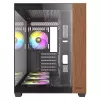Case per PC Antec CX800 Midi Tower nero, effetto legno