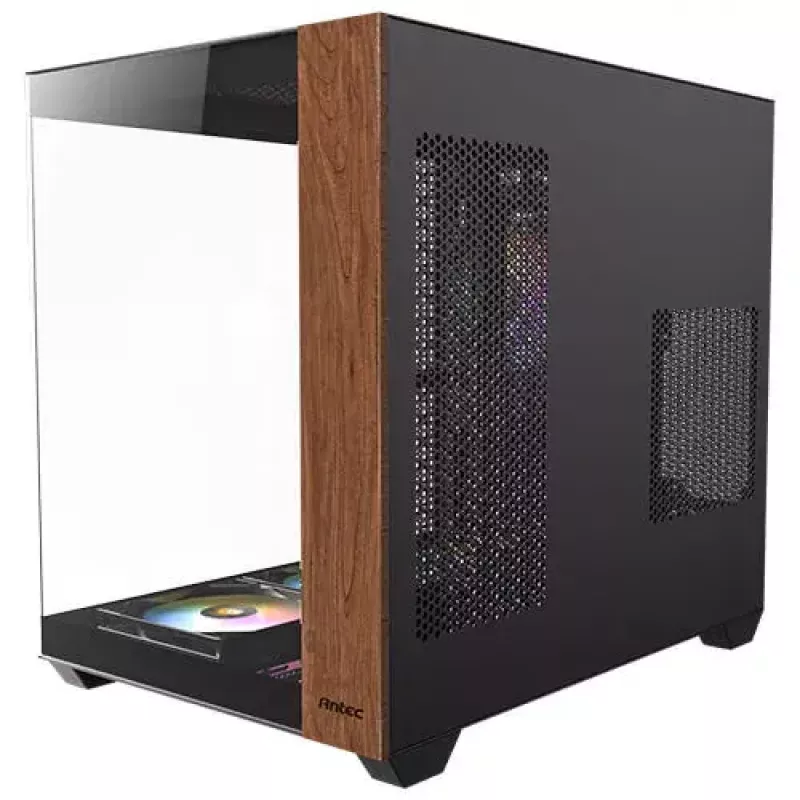 Case per PC Antec CX800 Midi Tower nero, effetto legno