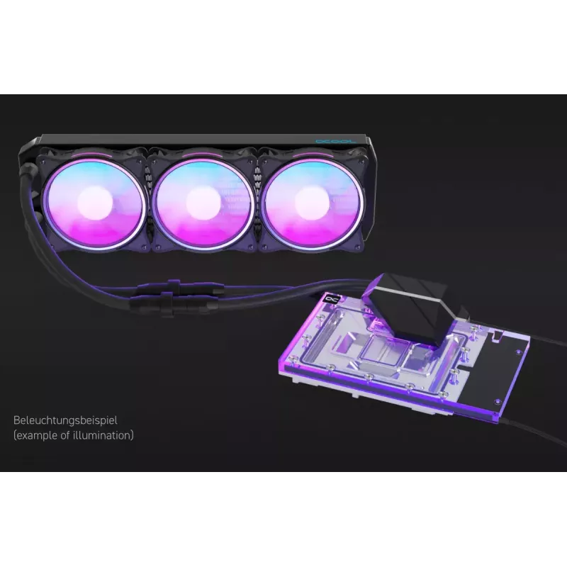 Dissipatore GPU Alphacool Eiswolf 2 AIO 360 mm per RTX 4090 Founders Edition con backplate