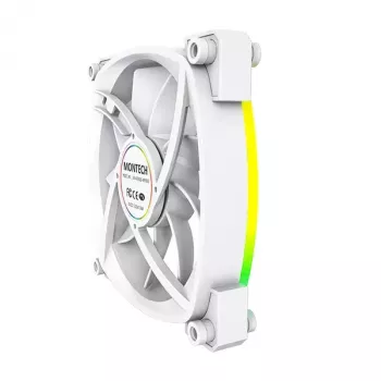 Modulo ventola Montech AX120 PWM 120 mm 12V 3-pin 4-pin bianco