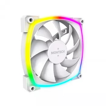 Modulo ventola Montech AX120 PWM 120 mm 12V 3-pin 4-pin bianco