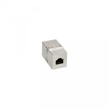 Adattatore InLine Cat.6, metallo completamente schermato, 2x RJ45 femmina/femmina, diretto