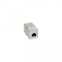Adattatore InLine Cat.6, metallo completamente schermato, 2x RJ45 femmina/femmina, diretto