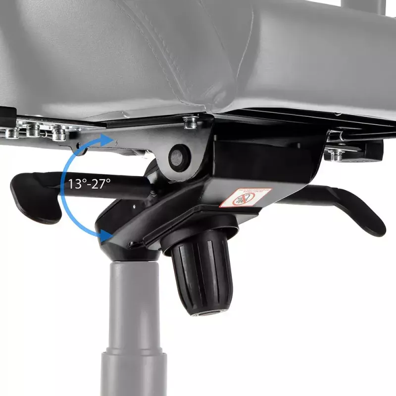 Sedia da gaming noblechairs EPIC seduta imbottita nero rosso 120 kg
