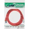 Cavo patch InLine S/FTP PiMF Cat.6A halogen-free 500MHz rosso 1,5 m