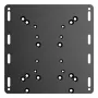 Moza Racing Flight Support Plate, adattatore di montaggio per base di volo, nero, acciaio, MOZA Flight Base, leva gas MOZA, 220 mm, 220 mm