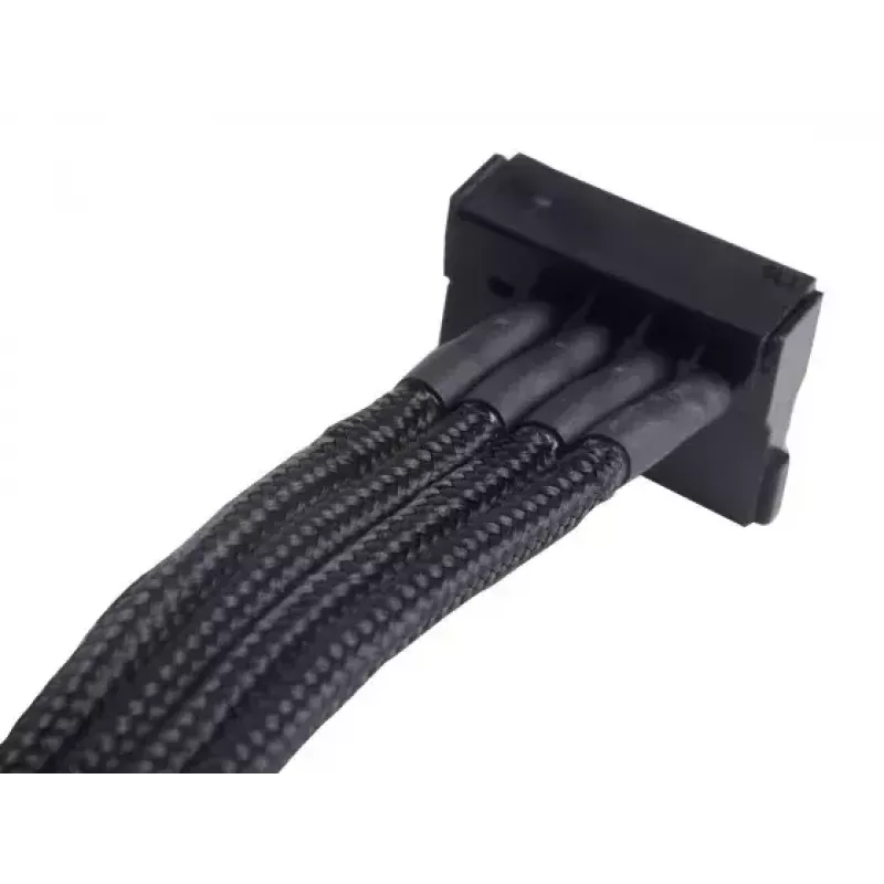 SilverStone SST-PP07-BTSB cavo di prolunga da Molex a 4 pin a 4x SATA, 300 mm, nero