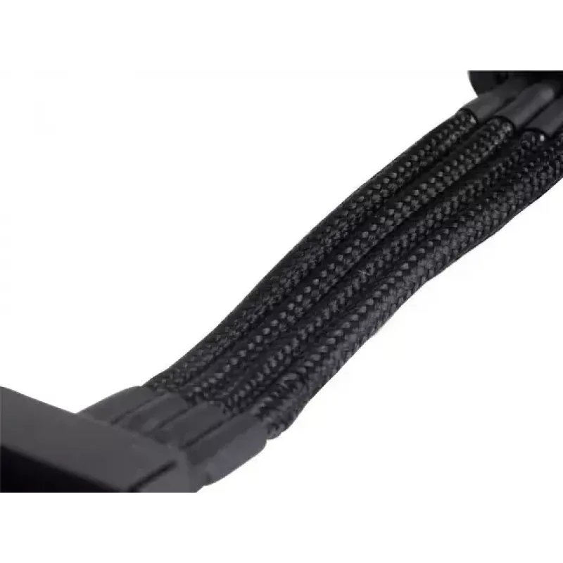 SilverStone SST-PP07-BTSB cavo di prolunga da Molex a 4 pin a 4x SATA, 300 mm, nero