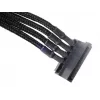 SilverStone SST-PP07-BTSB cavo di prolunga da Molex a 4 pin a 4x SATA, 300 mm, nero