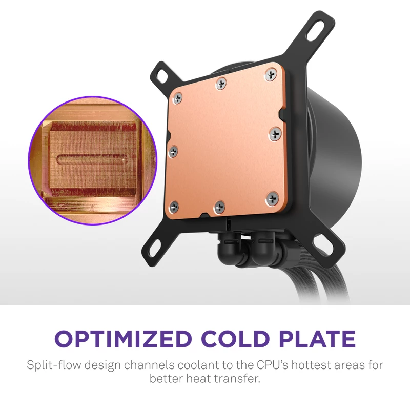 Dissipatore a liquido all-in-one NZXT Kraken Plus 360 12 cm nero Fluid Dynamic Bearing
