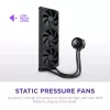 Dissipatore a liquido all-in-one NZXT Kraken Plus 360 12 cm nero Fluid Dynamic Bearing