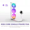 Dissipatore a liquido all-in-one NZXT Kraken Plus 360 RGB bianco 500–2400 U/min