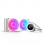 Dissipatore CPU a liquido all-in-one NZXT Kraken Plus RGB 240 — ventole da 120 mm, cuscinetto FDB, bianco