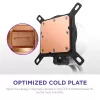 Dissipatore CPU a liquido all-in-one NZXT Kraken Plus RGB 240 — ventole da 120 mm, cuscinetto FDB, bianco
